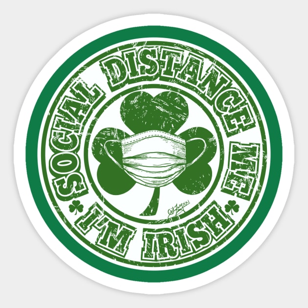 St Paddy's Day (Quarantine Edition) Sticker by ZugArt01